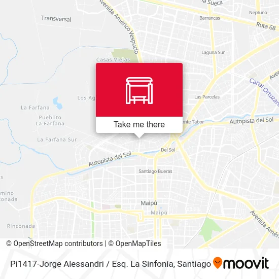 Pi1417-Jorge Alessandri / Esq. La Sinfonía map