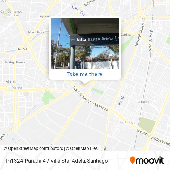 Pi1324-Parada 4 / Villa Sta. Adela map