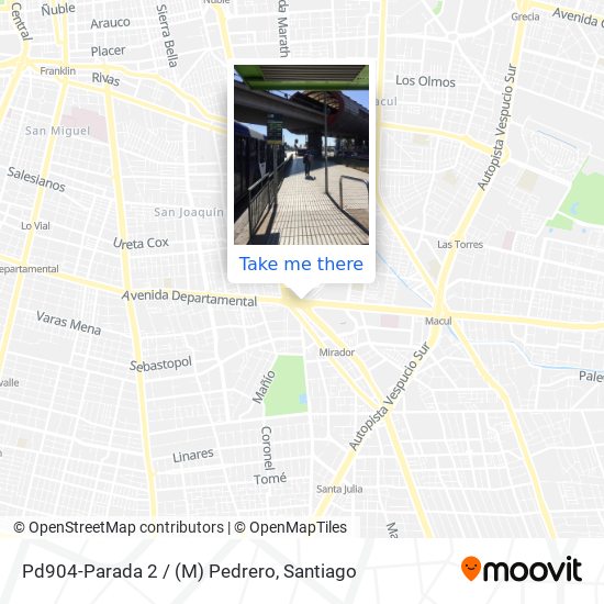 Pd904-Parada 2 / (M) Pedrero map