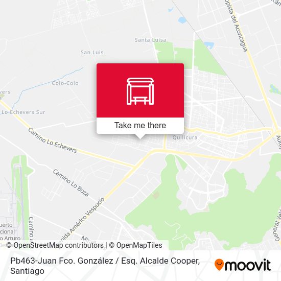 Pb463-Juan Fco. González / Esq. Alcalde Cooper map