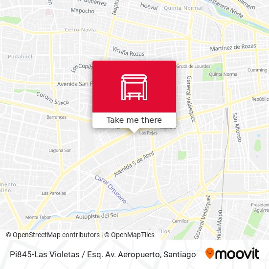 Pi845-Las Violetas / Esq. Av. Aeropuerto map