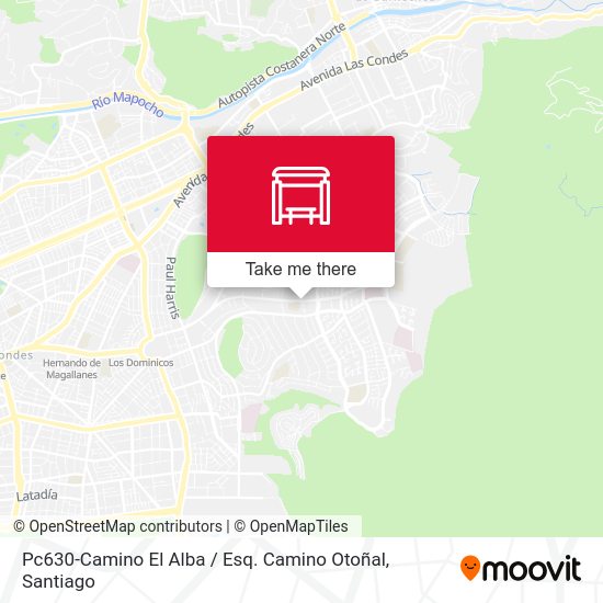 Mapa de Pc630-Camino El Alba / Esq. Camino Otoñal