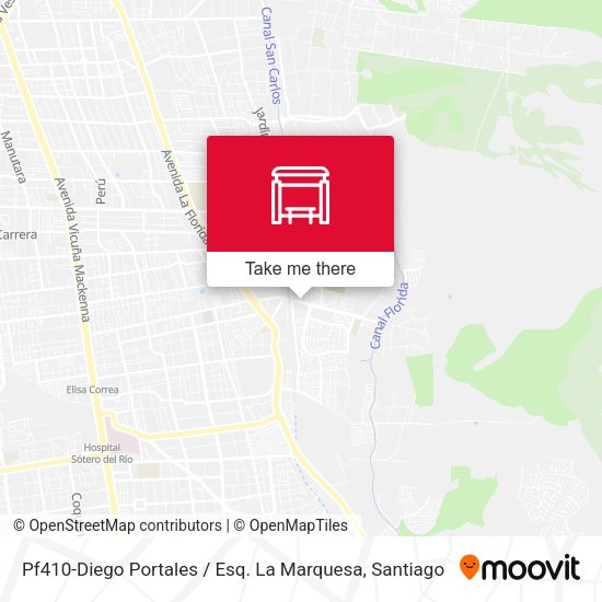 Pf410-Diego Portales / Esq. La Marquesa map