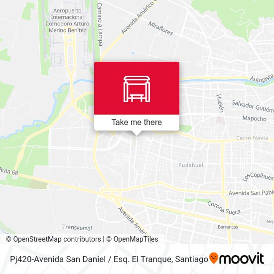 Mapa de Pj420-Avenida San Daniel / Esq. El Tranque