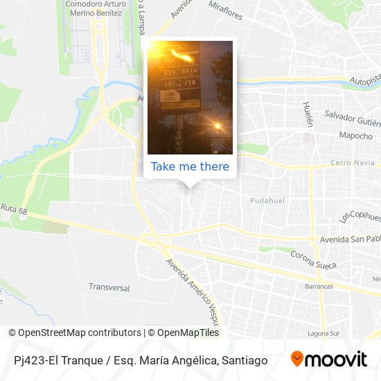 Pj423-El Tranque / Esq. María Angélica map