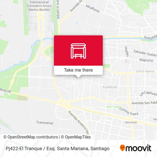 Mapa de Pj422-El Tranque / Esq. Santa Mariana