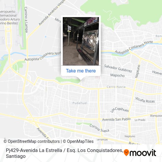 Pj429-Avenida La Estrella / Esq. Los Conquistadores map