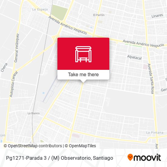 Mapa de Pg1271-Parada 3 / (M) Observatorio