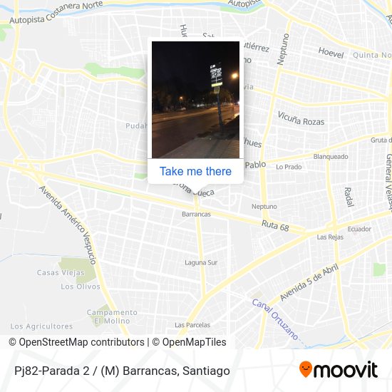 Pj82-Parada 2 / (M) Barrancas map