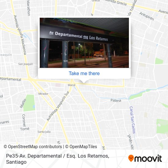 Pe35-Av. Departamental / Esq. Los Retamos map