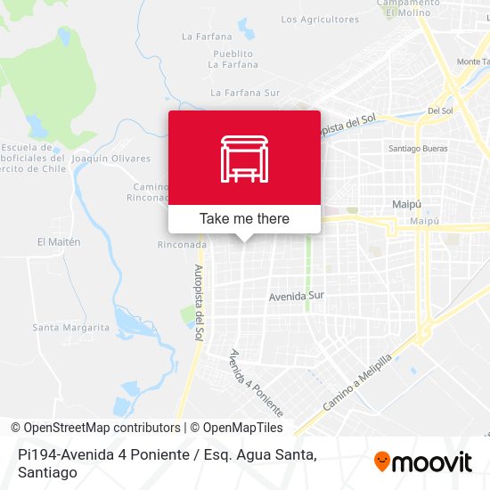 Mapa de Pi194-Avenida 4 Poniente / Esq. Agua Santa