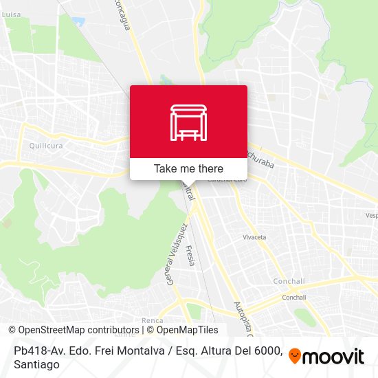 Pb418-Av. Edo. Frei Montalva / Esq. Altura Del 6000 map
