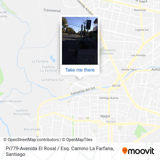 Pi779-Avenida El Rosal / Esq. Camino La Farfana map