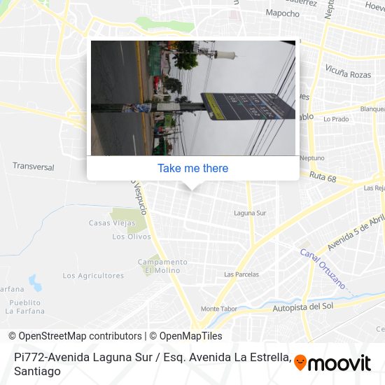 Pi772-Avenida Laguna Sur / Esq. Avenida La Estrella map