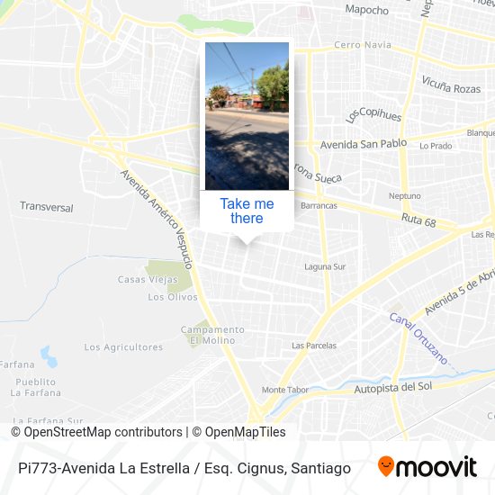 Mapa de Pi773-Avenida La Estrella / Esq. Cignus