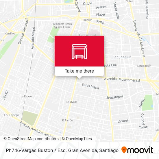 Mapa de Ph746-Vargas Buston / Esq. Gran Avenida