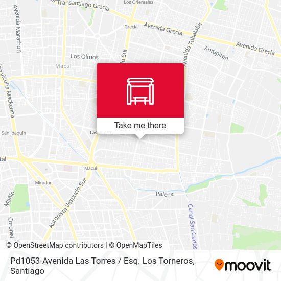 Pd1053-Avenida Las Torres / Esq. Los Torneros map