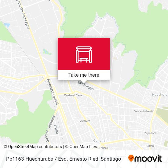 Mapa de Pb1163-Huechuraba / Esq. Ernesto Ried
