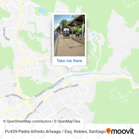 Pc439-Padre Alfredo Arteaga / Esq. Robles map
