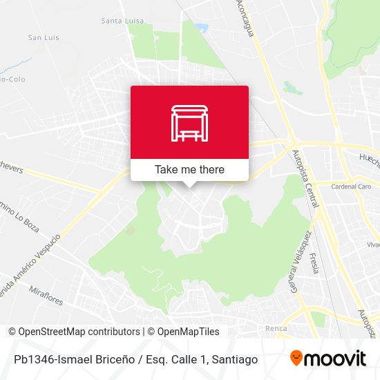 Pb1346-Ismael Briceño / Esq. Calle 1 map