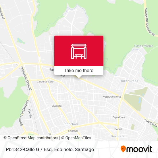 Mapa de Pb1342-Calle G / Esq. Espinelo