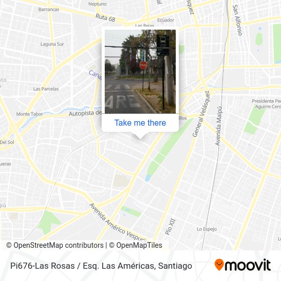 Pi676-Las Rosas / Esq. Las Américas map
