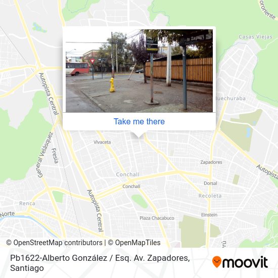 Mapa de Pb1622-Alberto González / Esq. Av. Zapadores