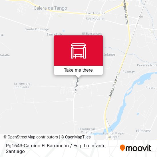 Mapa de Pg1643-Camino El Barrancón / Esq. Lo Infante