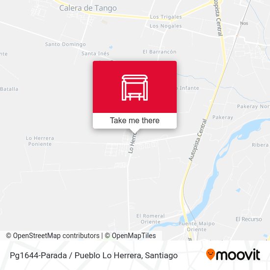 Mapa de Pg1644-Parada / Pueblo Lo Herrera