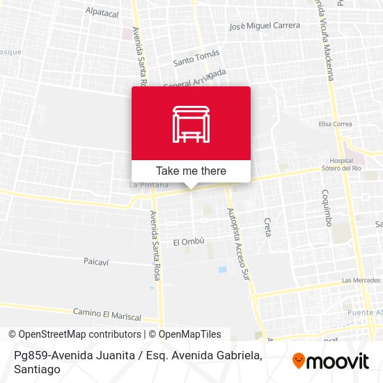 Mapa de Pg859-Avenida Juanita / Esq. Avenida Gabriela