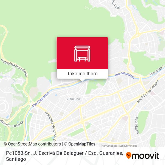 Mapa de Pc1083-Sn. J. Escrivá De Balaguer / Esq. Guaranies