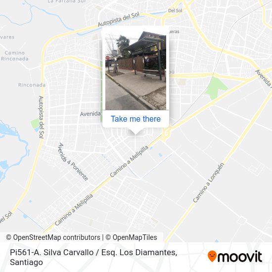 Mapa de Pi561-A. Silva Carvallo / Esq. Los Diamantes