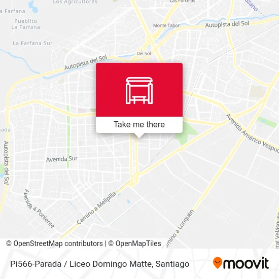 Pi566-Parada / Liceo Domingo Matte map