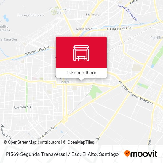 Mapa de Pi569-Segunda Transversal / Esq. El Alto