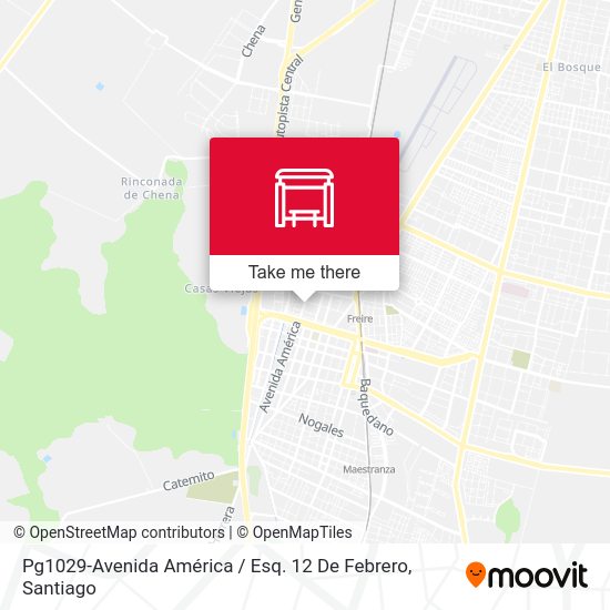 Mapa de Pg1029-Avenida América / Esq. 12 De Febrero