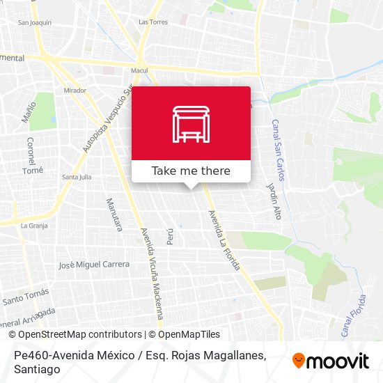 Pe460-Avenida México / Esq. Rojas Magallanes map
