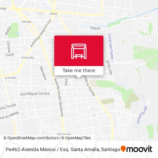 Pe462-Avenida México / Esq. Santa Amalia map