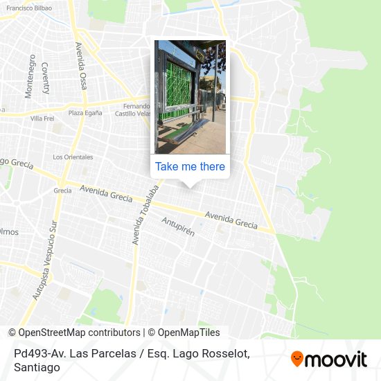 Pd493-Av. Las Parcelas / Esq. Lago Rosselot map