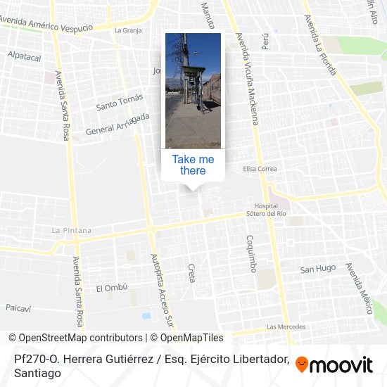 Mapa de Pf270-O. Herrera Gutiérrez / Esq. Ejército Libertador