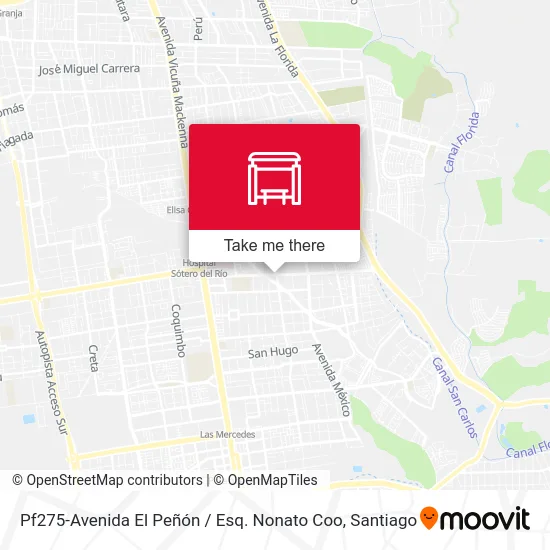 Pf275-Avenida El Peñón / Esq. Nonato Coo map