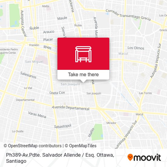 Mapa de Ph389-Av.Pdte. Salvador Allende / Esq. Ottawa