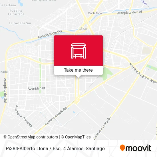 Pi384-Alberto Llona / Esq. 4 Álamos map