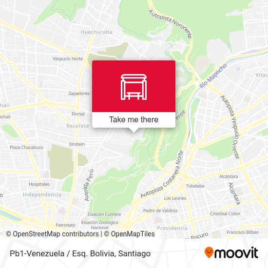 Mapa de Pb1-Venezuela / Esq. Bolivia