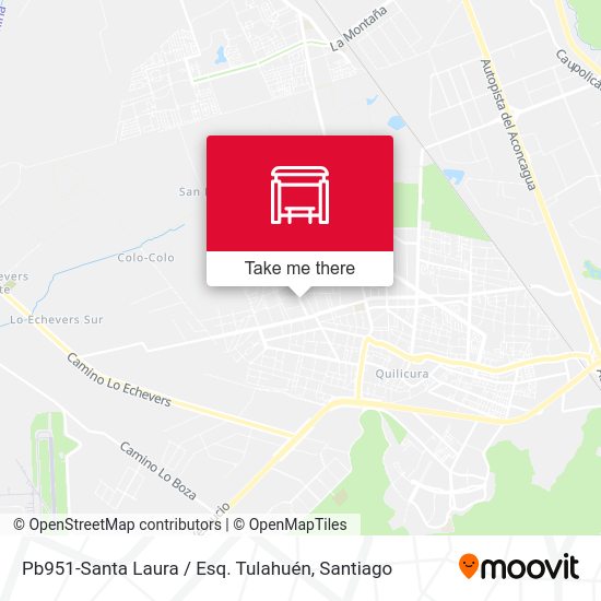 Mapa de Pb951-Santa Laura / Esq. Tulahuén
