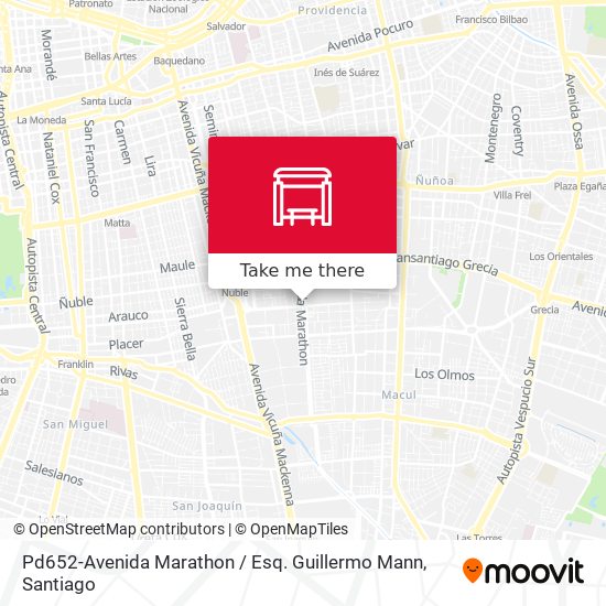 Pd652-Avenida Marathon / Esq. Guillermo Mann map
