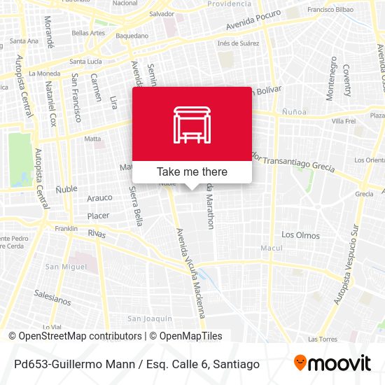 Mapa de Pd653-Guillermo Mann / Esq. Calle 6