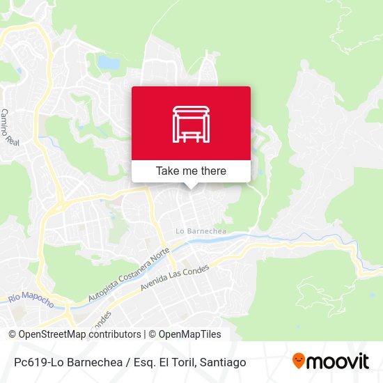 Pc619-Lo Barnechea / Esq. El Toril map