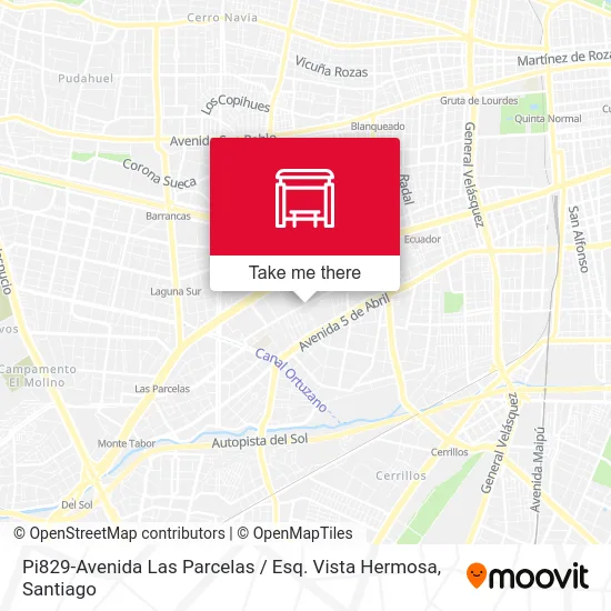 Pi829-Avenida Las Parcelas / Esq. Vista Hermosa map