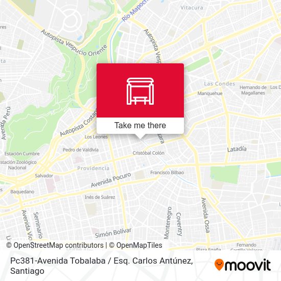 Pc381-Avenida Tobalaba / Esq. Carlos Antúnez map