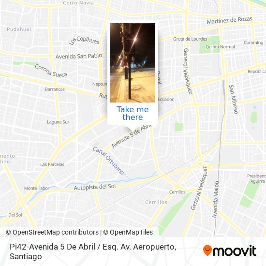 Pi42-Avenida 5 De Abril / Esq. Av. Aeropuerto map